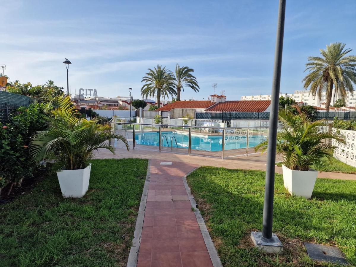 Acogedor Bungalow En Playa Del Ingles Eksteriør bilde